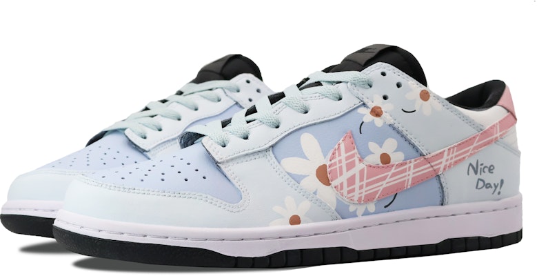 나이키 덩크 로우 '칠석 데이지' (커스텀) DV0831-002(Team53-男款雏菊) Lookbook 나이키 덩크 로우 '칠석 데이지' (커스텀) DV0831-002(Team53-男款雏菊)