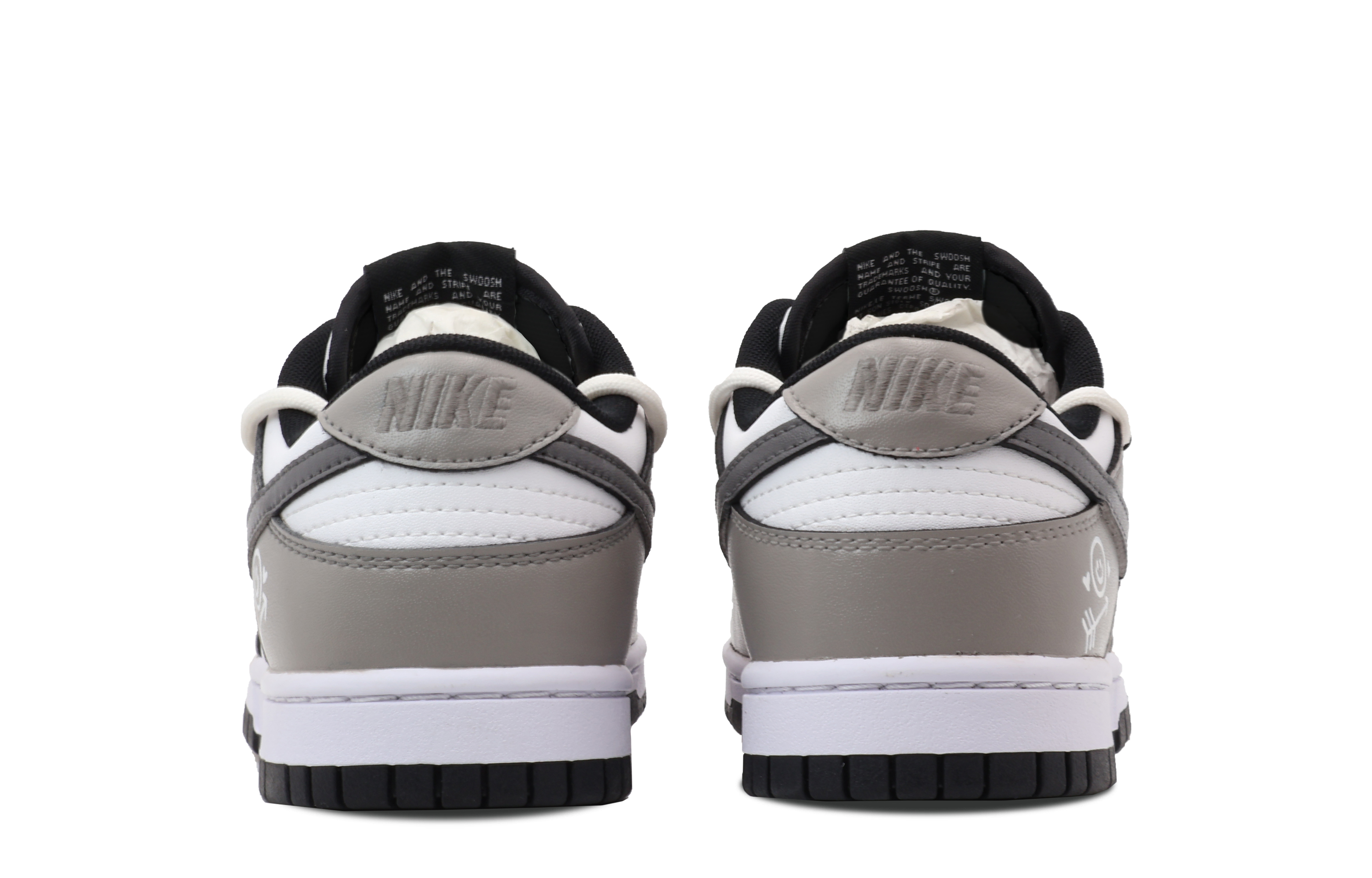 Shop [Kasut Custom] Nike Dunk Low 'Qixi Graffiti' DD1391-100(Team53-男款涂鸦者)