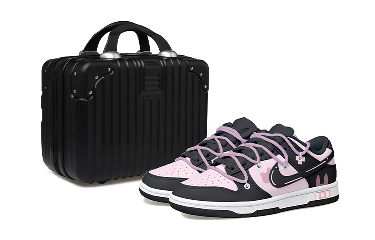 Buy 【カスタムシューズ】ナイキダンクロー「ラビットブラック・ピンク」 DH9765-002(Team拾玖-黑粉兔兔女S-BOX)