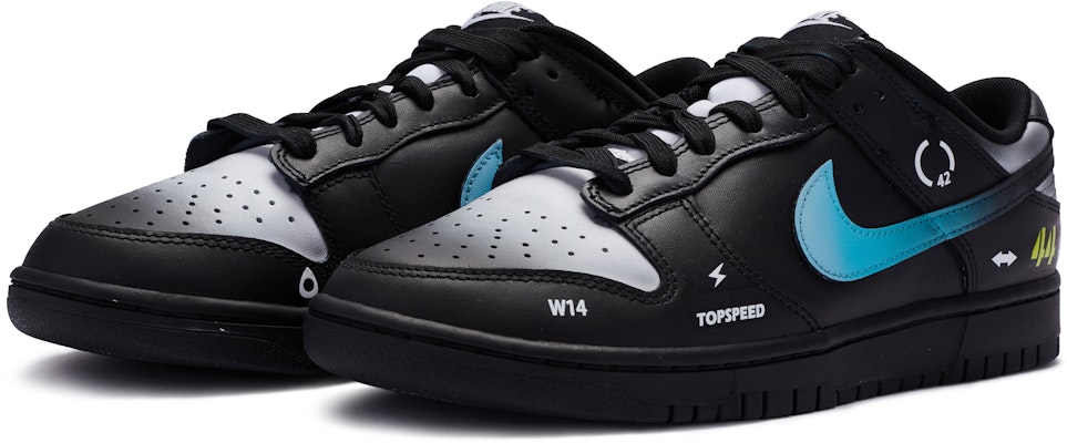 나이키 덩크 로우 '블랙 라이트닝' (커스텀) CW1590-100(TeamR-女款黑闪电) Lookbook 나이키 덩크 로우 '블랙 라이트닝' (커스텀) CW1590-100(TeamR-女款黑闪电)