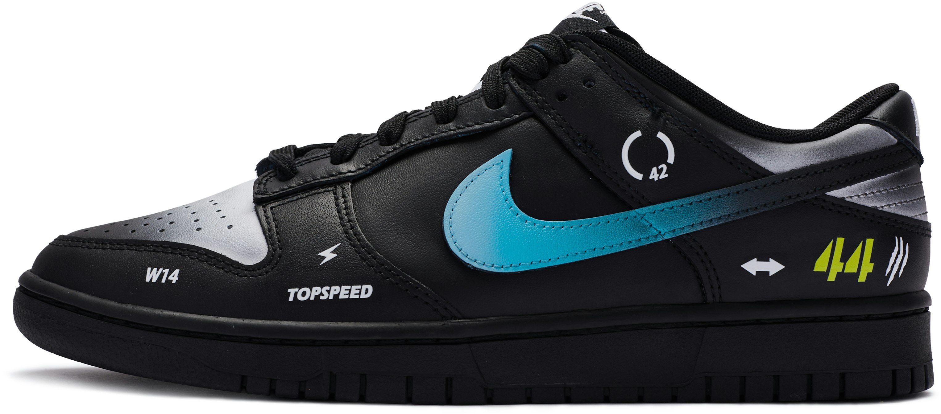 custom-shoes-nike-dunk-low-racing-black-lightning