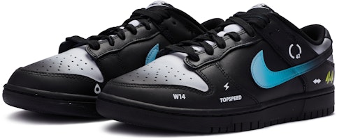 나이키 덩크 로우 '블랙 레이싱' (커스텀) DD1391-100(TeamR男女同款黑闪电) Lookbook 나이키 덩크 로우 '블랙 레이싱' (커스텀) DD1391-100(TeamR男女同款黑闪电)