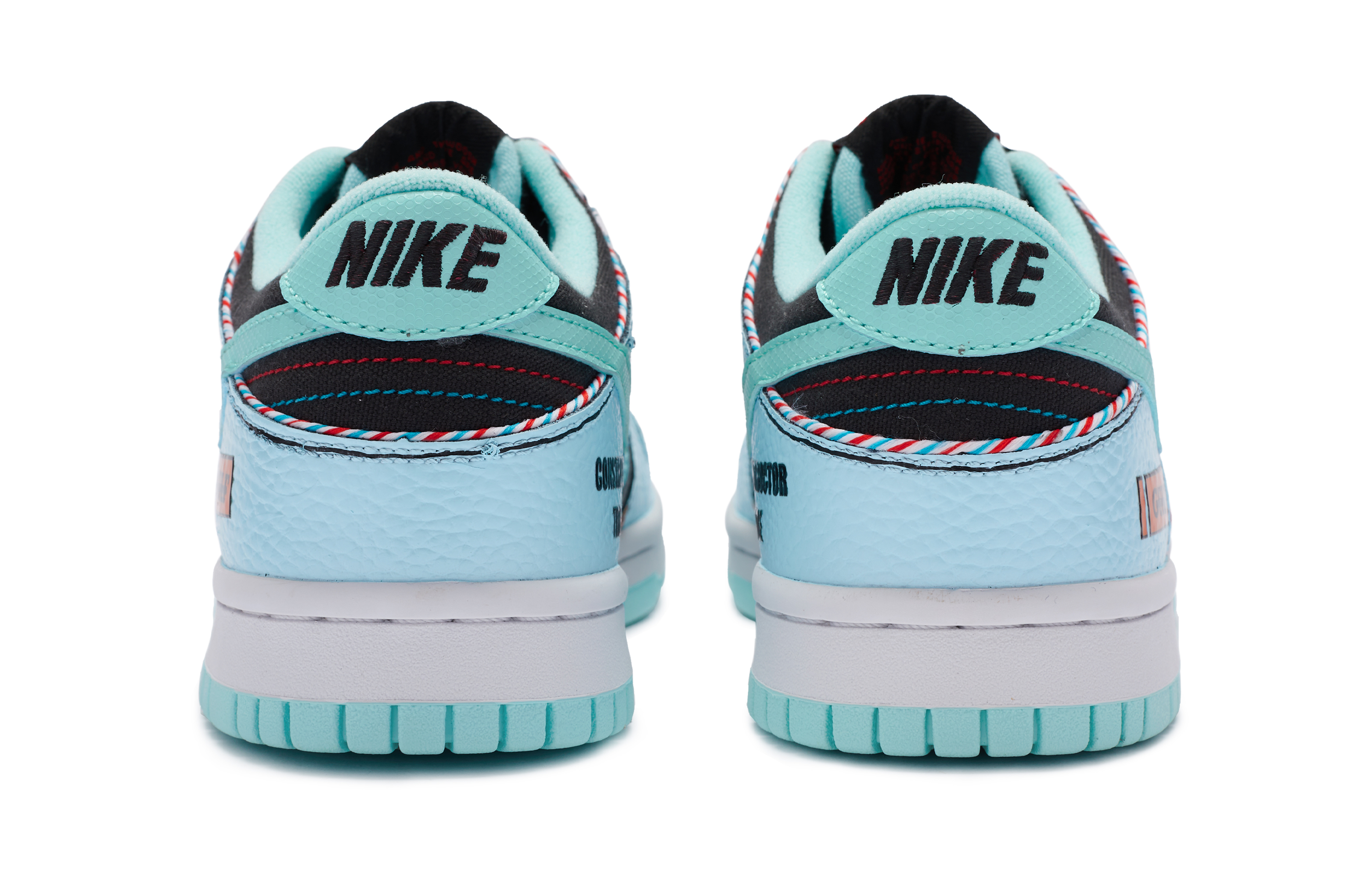 Shop [Sepatu Kustom] Nike Dunk Low 'Juara Balap Holiday Biru Hitam Oranye' DN3351-001(TeamR-女款冠军假日)