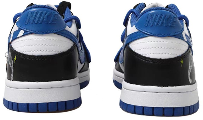 【定製球鞋】 Nike Dunk Low 拉文克勞 冠冕 配飾 解構鞋帶 低幫 板鞋 GS 黑白藍金 Purchase 【定製球鞋】 Nike Dunk Low 拉文克勞 冠冕 配飾 解構鞋帶 低幫 板鞋 GS 黑白藍金