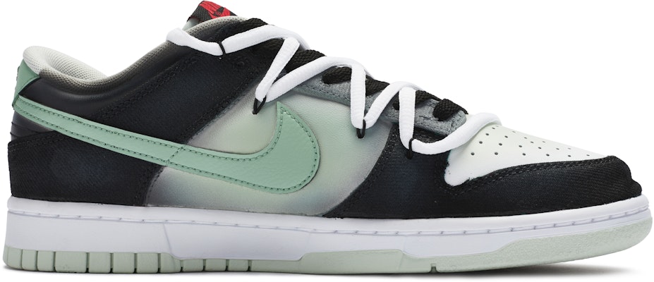 나이키 덩크 로우 '레블 불안 블랙-그린' (커스텀) DV0827-100-479242 Order 나이키 덩크 로우 '레블 불안 블랙-그린' (커스텀) DV0827-100-479242