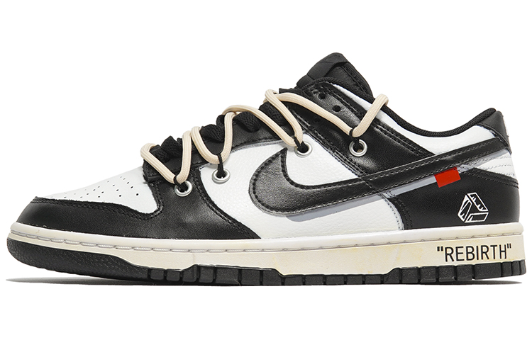 Buy 나이키 덩크 로우 '흑백 재탄생' (커스텀) DJ6188-002(TeamP-重生之黑白世界)