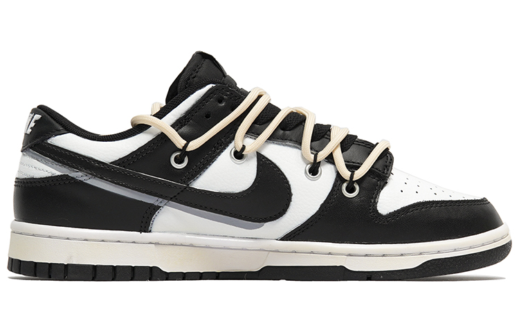 Order 나이키 덩크 로우 '흑백 재탄생' (커스텀) DJ6188-002(TeamP-重生之黑白世界)