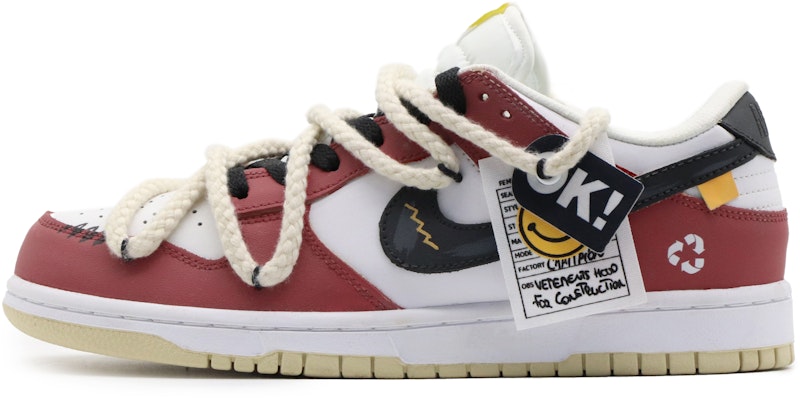 나이키 덩크 로우 '재활용 시카고' (커스텀) DV0833-100(Team57-男款回收) Order 나이키 덩크 로우 '재활용 시카고' (커스텀) DV0833-100(Team57-男款回收)