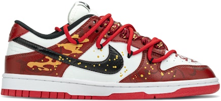 ナイキ ダンク low 赤黒ウェディング (Nike Dunk Low 赤黒Wedding) FD9762-061(TeamA-欢囍) Lookbook ナイキ ダンク low 赤黒ウェディング (Nike Dunk Low 赤黒Wedding) FD9762-061(TeamA-欢囍)