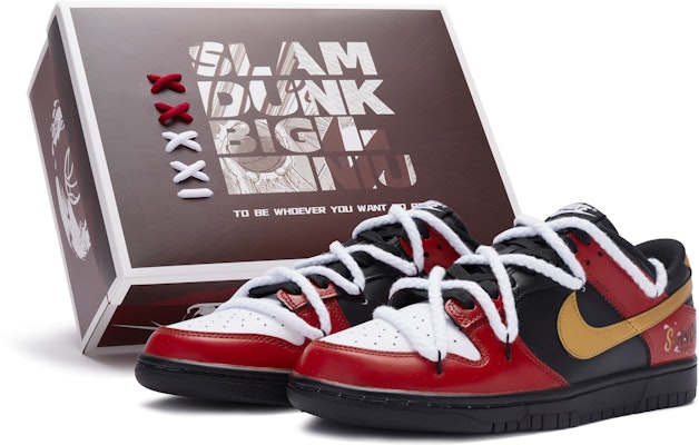 Zapatillas Nike Dunk Low 'Rojo Negro Blanco Oro - BIGNIU Passion' DD1391-100(TeamR-男款天才樱木S-BOX) Buy Zapatillas Nike Dunk Low 'Rojo Negro Blanco Oro - BIGNIU Passion' DD1391-100(TeamR-男款天才樱木S-BOX)
