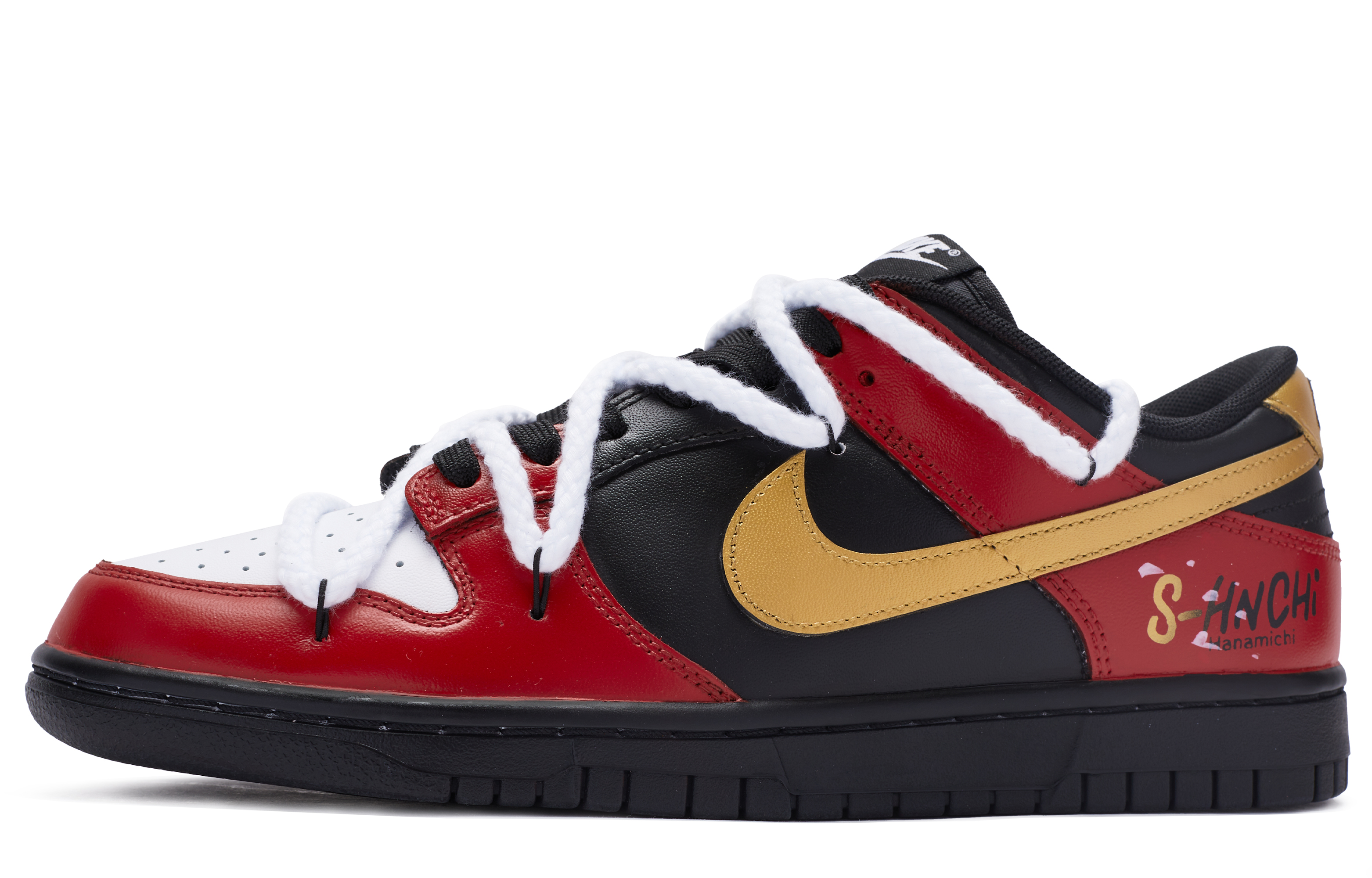 Order Zapatillas Nike Dunk Low 'Rojo Negro Blanco Oro - BIGNIU Passion' DD1391-100(TeamR-男款天才樱木S-BOX)
