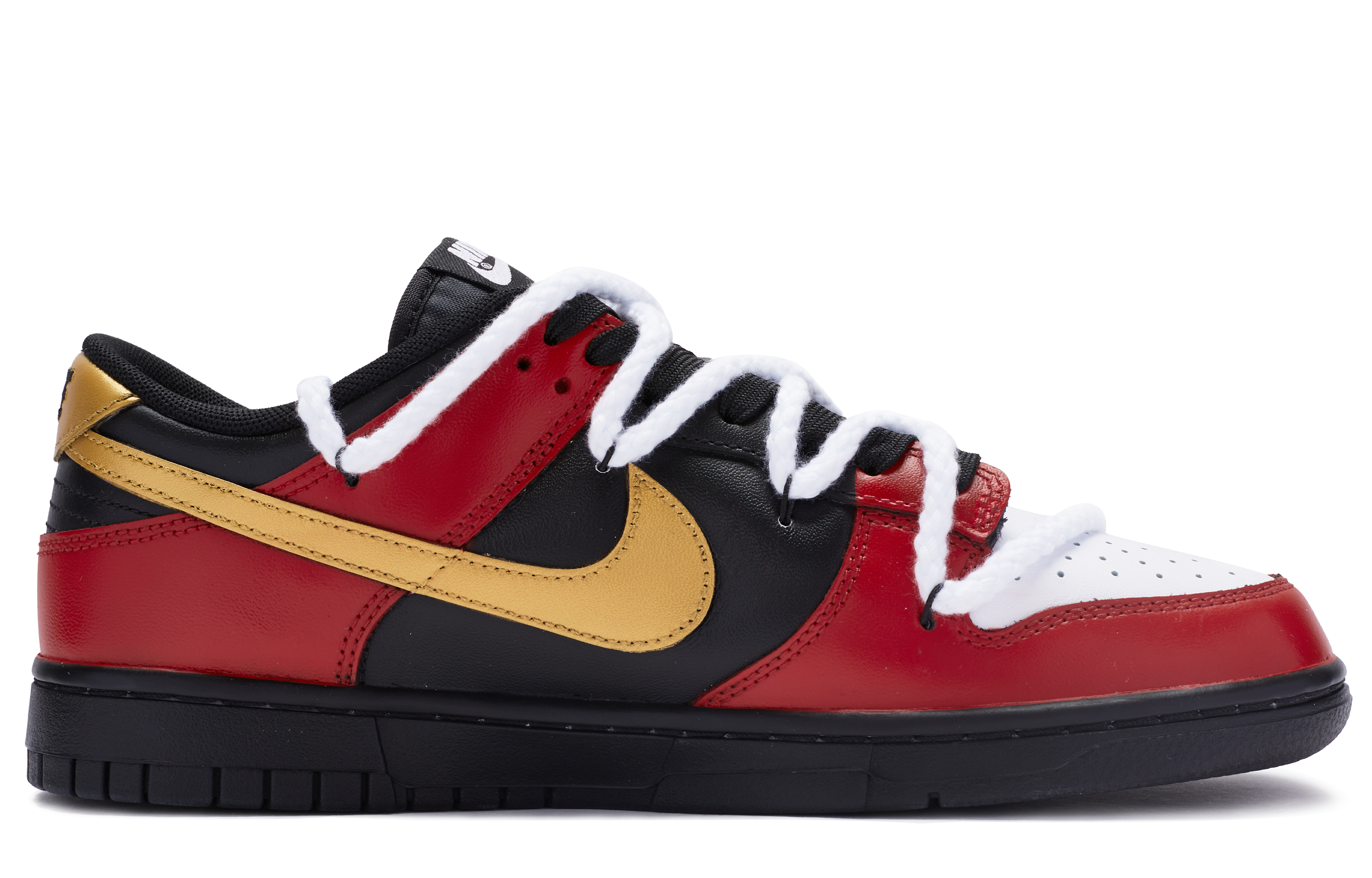Lookbook Zapatillas Nike Dunk Low 'Rojo Negro Blanco Oro - BIGNIU Passion' DD1391-100(TeamR-男款天才樱木S-BOX)