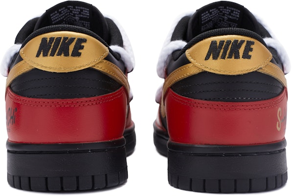 【訂製球鞋】Nike Dunk Low BIGNIU熱血青春 特殊鞋盒 手繪噴繪 低幫 板鞋 男款 紅黑白金 Purchase 【訂製球鞋】Nike Dunk Low BIGNIU熱血青春 特殊鞋盒 手繪噴繪 低幫 板鞋 男款 紅黑白金