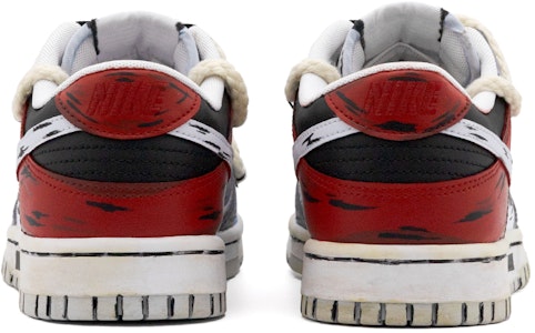 ナイキ ダンク ロー「レッドブルーグレーパッチワーク」カスタムシューズ DV0831-101(Team肆-男款二次元撞色手绘A) Shop ナイキ ダンク ロー「レッドブルーグレーパッチワーク」カスタムシューズ DV0831-101(Team肆-男款二次元撞色手绘A)