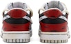 Shop 나이키 덩크 로우 '레드 블루 그레이 패치워크' (커스텀) DV0831-101(Team肆-男款二次元撞色手绘A)