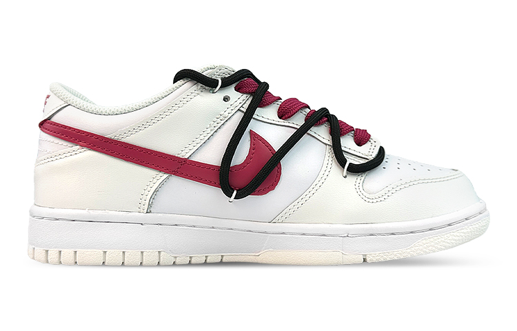 Order 【訂製球鞋】Nike Dunk Low 滑板精靈 紅魔小狐狸 禮盒 防滑耐磨 解構鞋帶 低筒 板鞋 GS 白紅