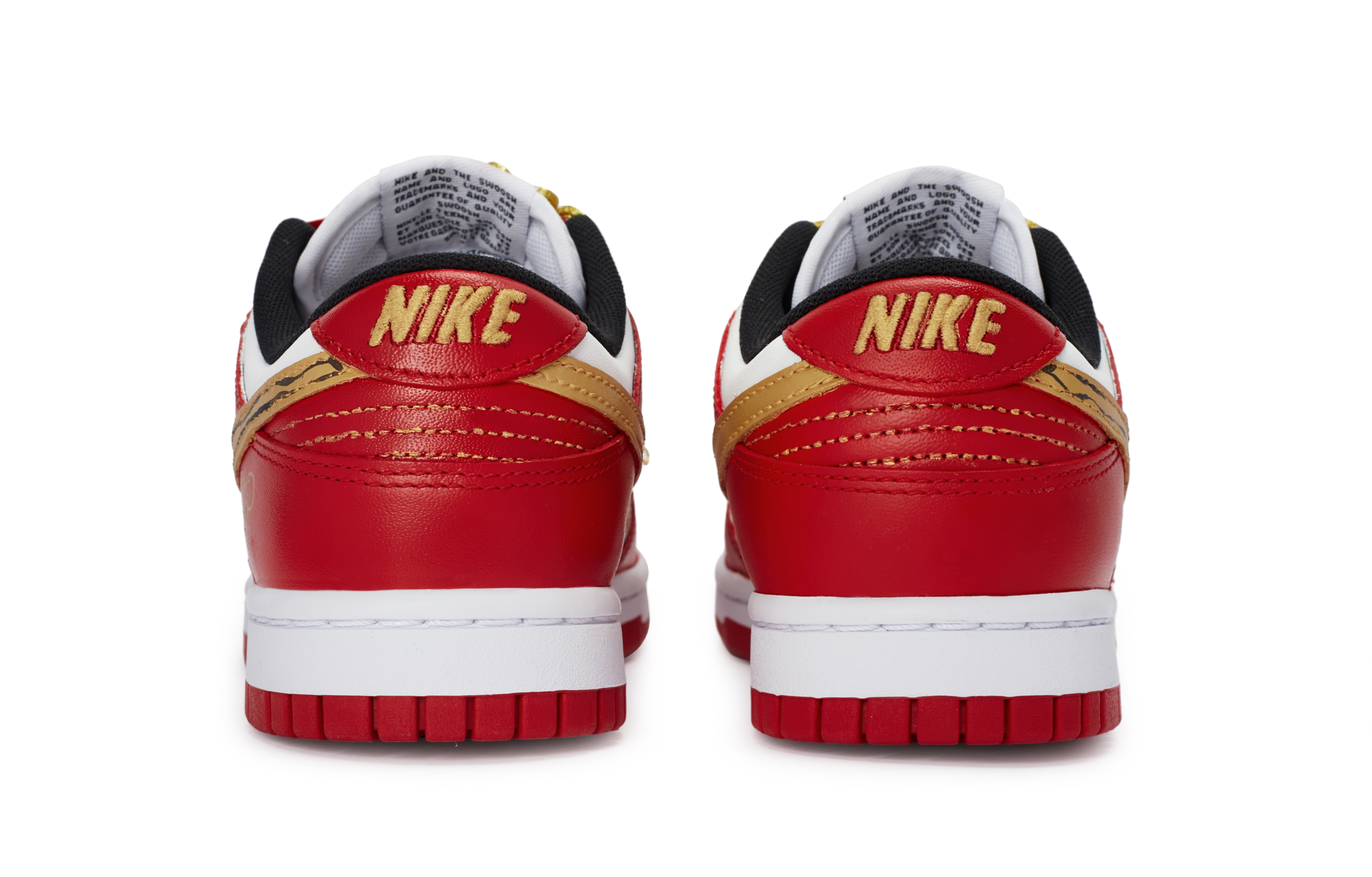 [Custom Shoes] Nike Dunk Low 'Red Gold White - Wedding Custom' 圖 5