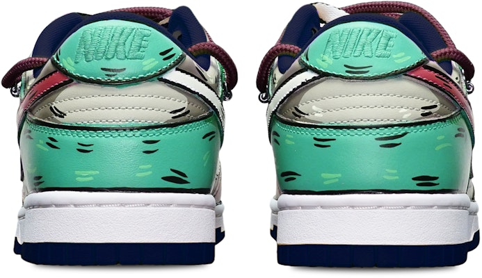 【訂製球鞋】Nike Dunk Low 二次元拼色 鯊魚鉤 解構雙鞋帶 限量特殊鞋盒 低筒 板鞋 GS 紅灰藍 Shop 【訂製球鞋】Nike Dunk Low 二次元拼色 鯊魚鉤 解構雙鞋帶 限量特殊鞋盒 低筒 板鞋 GS 紅灰藍
