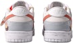 Shop 나이키 덩크 로우 레드/그레이/화이트 커스텀 (레오나르도) DH9765-100(TeamM-女款灼火为心S-BOX)