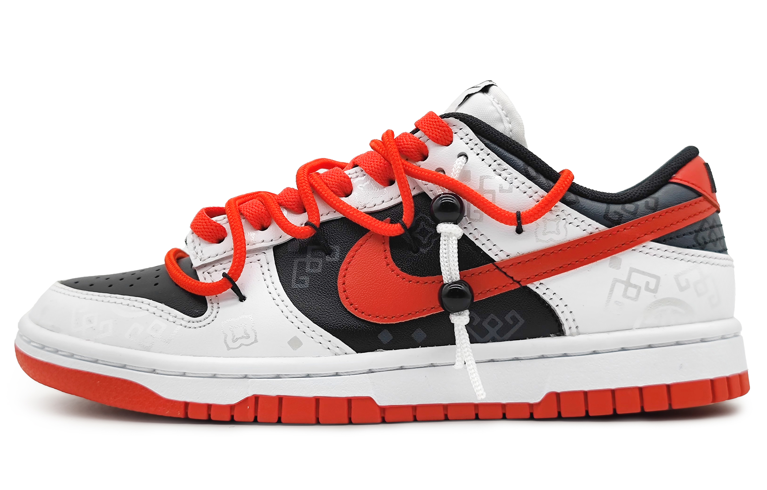 Buy ナイキ ダンク ロー『レッドシルク クラシック』カスタムシューズ FD9762-061(Team16-男女同款红丝绸解构)