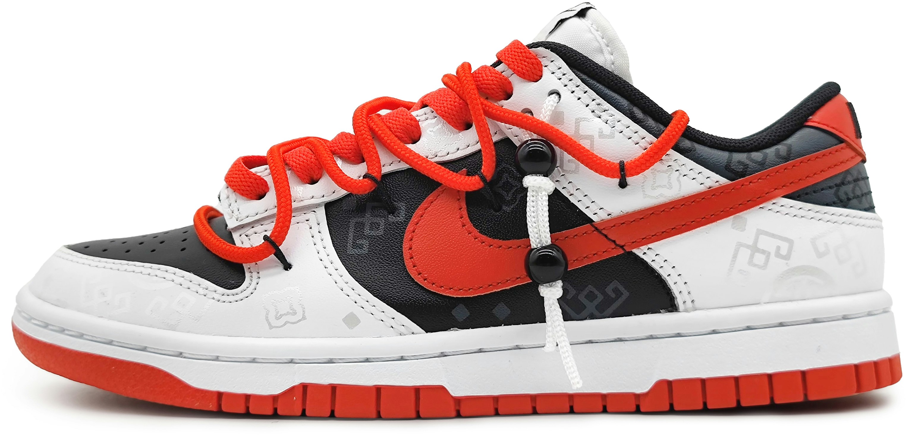 custom-shoes-nike-dunk-low-red-silk-classic