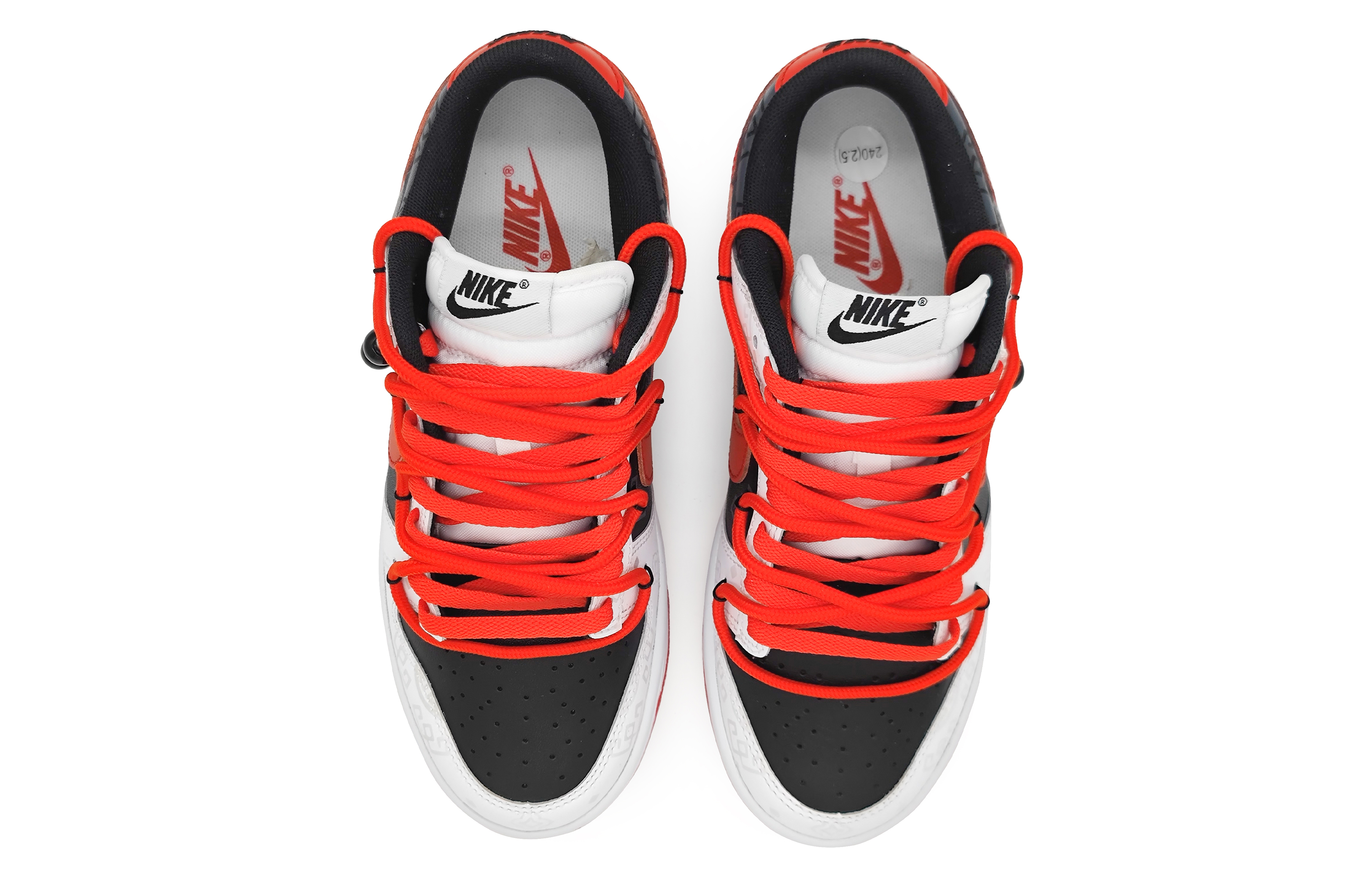 Shop ナイキ ダンク ロー『レッドシルク クラシック』カスタムシューズ FD9762-061(Team16-男女同款红丝绸解构)