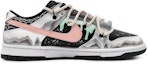 Order 【訂製球鞋】 Nike Dunk Low 龍遊萬川 栩栩江山 鱗片 國風國潮 尾繩可拆卸 低筒 板鞋 GS 紅白