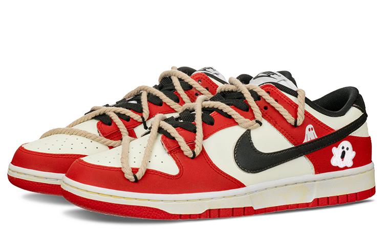 [Custom Shoes] Nike Dunk Low 'Red White Ghost' 圖 3