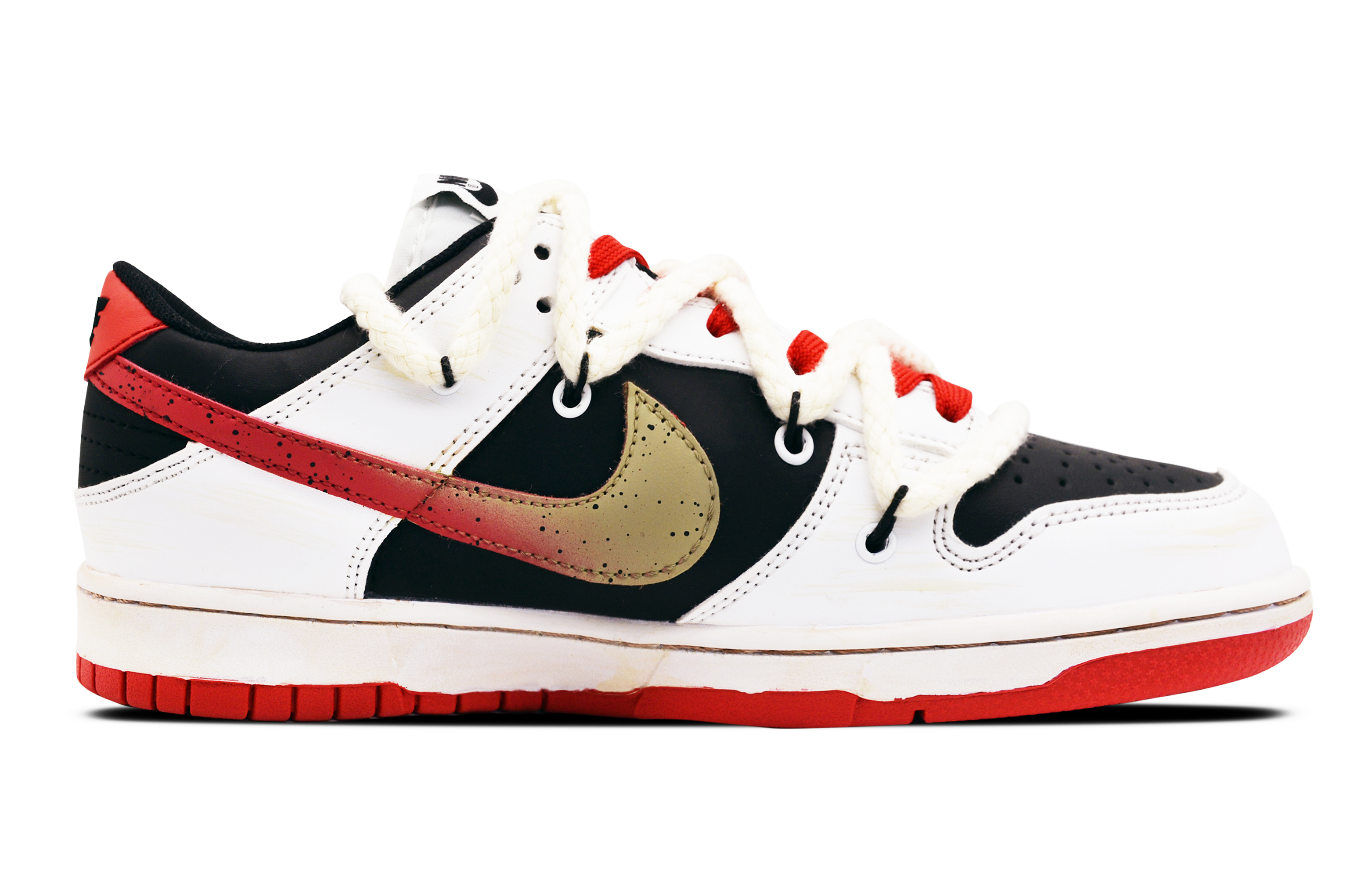 Order [Kasut Custom] Nike Dunk Rendah 'Nadi Merah Putih Wabi-Sabi' FD9762-061(Team78-男女款怦然心动)