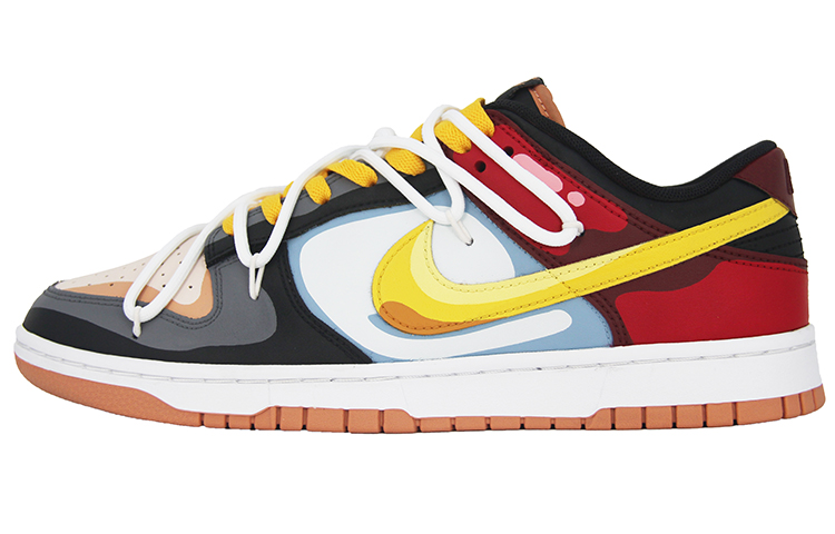 Order 나이키 덩크 로우 '레드 옐로우 폼' (커스텀) DV0831-004（Team110-颜色泡沫SBOX）