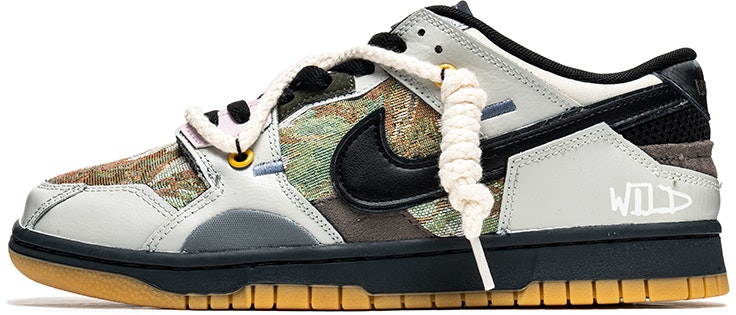 custom-shoes-nike-dunk-low-renaissance-art-stitching-creature