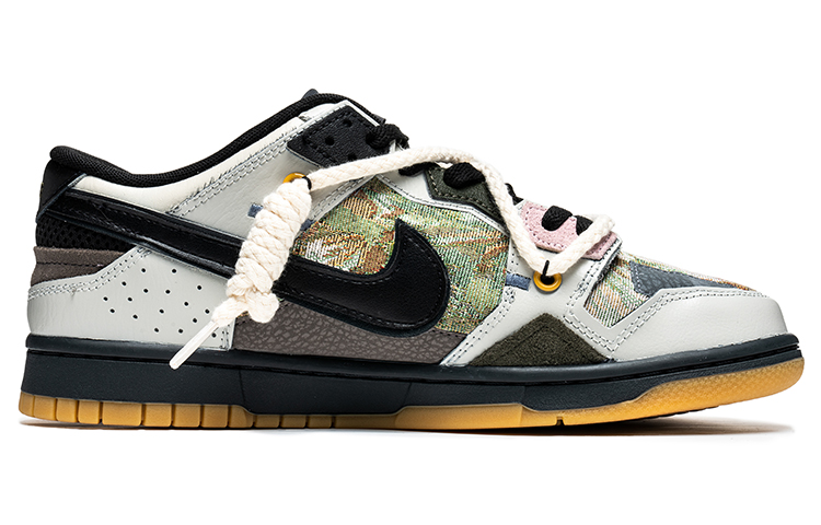 Order 【カスタムシューズ】ナイキ ダンク ロー「ルネサンスアート ステッチクリーチャー」 DB0500-001(TeamB-男款油画黑白)