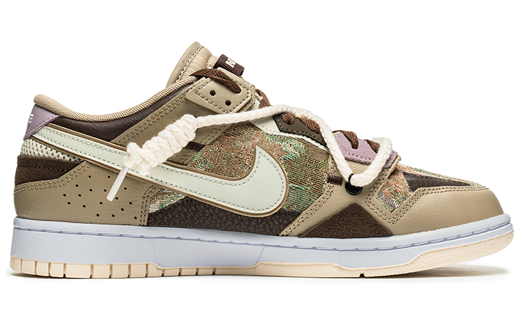 Order [定制鞋款] 耐克Dunk Low '文艺复兴艺术缝合怪兽' DH7450-100(TeamB-男款油画风摩卡)