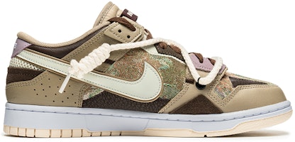 나이키 덩크 로우 '르네상스 괴물 자수' (Nike Dunk Low 'Renaissance 괴물 자수') DH7450-100(TeamB-男款油画风摩卡) Order 나이키 덩크 로우 '르네상스 괴물 자수' (Nike Dunk Low 'Renaissance 괴물 자수') DH7450-100(TeamB-男款油画风摩卡)