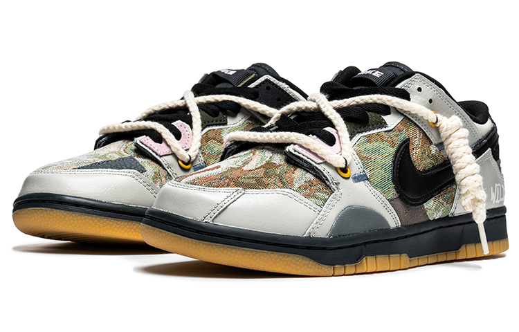 Lookbook 【カスタムシューズ】ナイキ ダンク ロー「ルネサンスアート ステッチクリーチャー」 DB0500-001(TeamB-男款油画黑白)