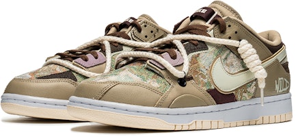 나이키 덩크 로우 '르네상스 괴물 자수' (Nike Dunk Low 'Renaissance 괴물 자수') DH7450-100(TeamB-男款油画风摩卡) Lookbook 나이키 덩크 로우 '르네상스 괴물 자수' (Nike Dunk Low 'Renaissance 괴물 자수') DH7450-100(TeamB-男款油画风摩卡)