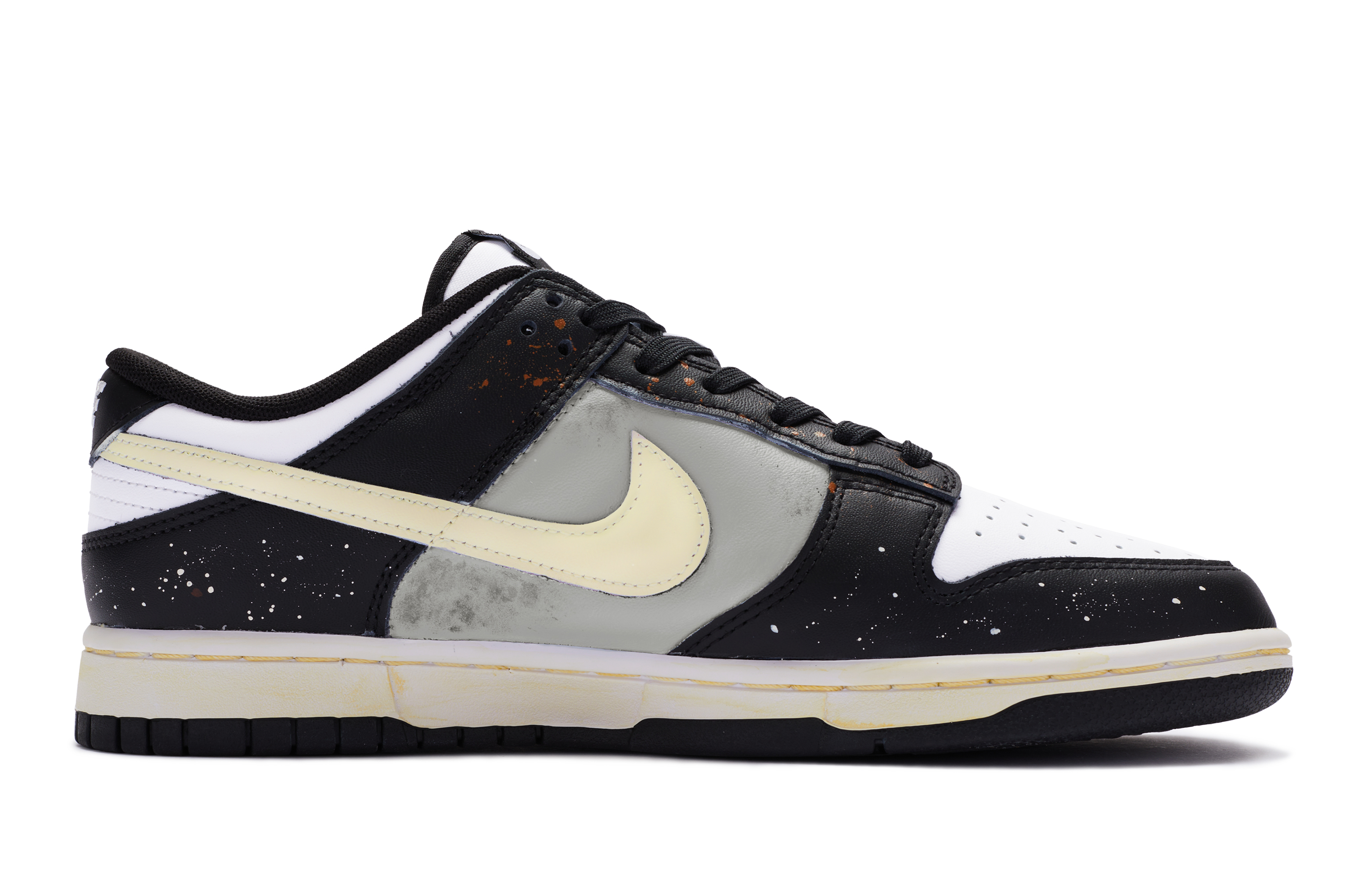 Order [Nike Kustom] Dunk Low 'Renaissance Hitam Putih Abu-abu' CW1590-100(TeamR-女款油画春)