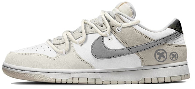 【訂製球鞋】Nike Dunk Low 復古澳白 解構 低幫 板鞋 男款 灰白 Buy 【訂製球鞋】Nike Dunk Low 復古澳白 解構 低幫 板鞋 男款 灰白