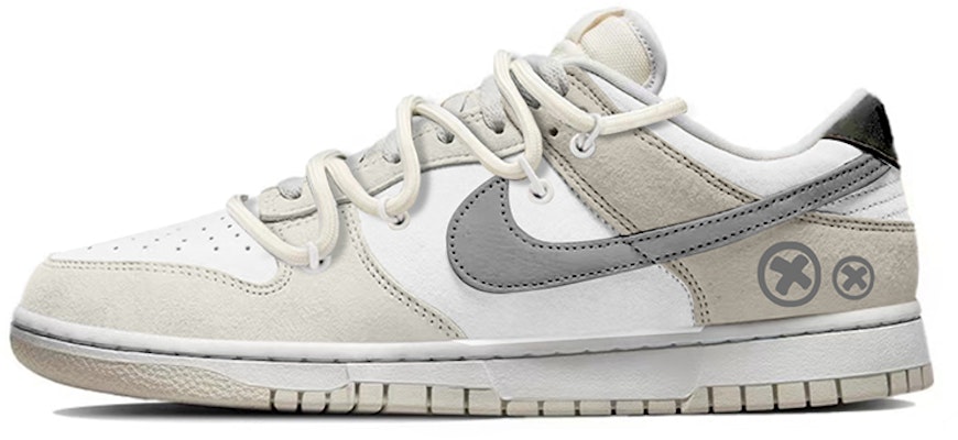 【訂製球鞋】Nike Dunk Low 復古澳白 解構 低幫 板鞋 男款 灰白 Buy 【訂製球鞋】Nike Dunk Low 復古澳白 解構 低幫 板鞋 男款 灰白