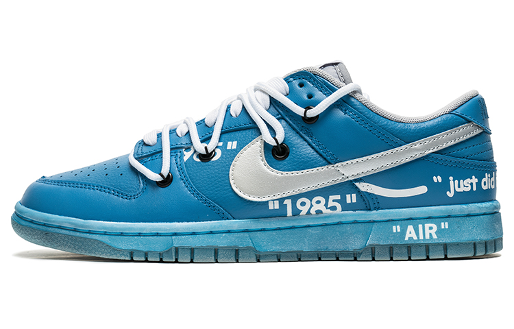 [Custom Shoes] Nike Dunk Low 'Retro Deconstructed Blue Silver'