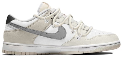 【訂製球鞋】Nike Dunk Low 復古澳白 解構 低幫 板鞋 男款 灰白 Order 【訂製球鞋】Nike Dunk Low 復古澳白 解構 低幫 板鞋 男款 灰白