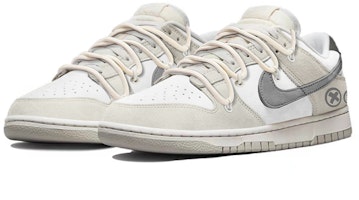 【訂製球鞋】Nike Dunk Low 復古澳白 解構 低幫 板鞋 男款 灰白 Lookbook 【訂製球鞋】Nike Dunk Low 復古澳白 解構 低幫 板鞋 男款 灰白