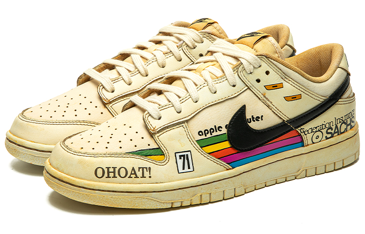 Lookbook [Sepatu Kustom] Nike Dunk Low 'Retro Masa Depan Coffee Dye' DJ6188-101(TeamB-男款条纹炫彩)