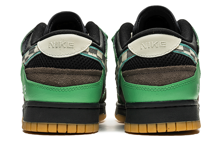 Purchase [Sepatu Kustom] Nike Dunk Low 'Retro Futurisme Abu-abu Hijau Kotak-kotak' DB0500-001(TeamB-男款棋盘格灰绿G-BOX)