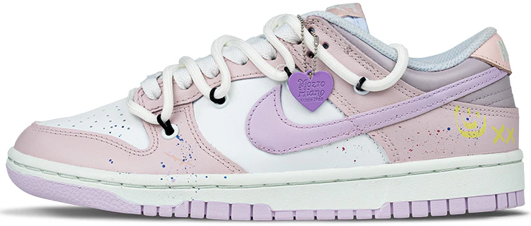 custom-shoes-nike-dunk-low-retro-graffiti-blue-purple-pink