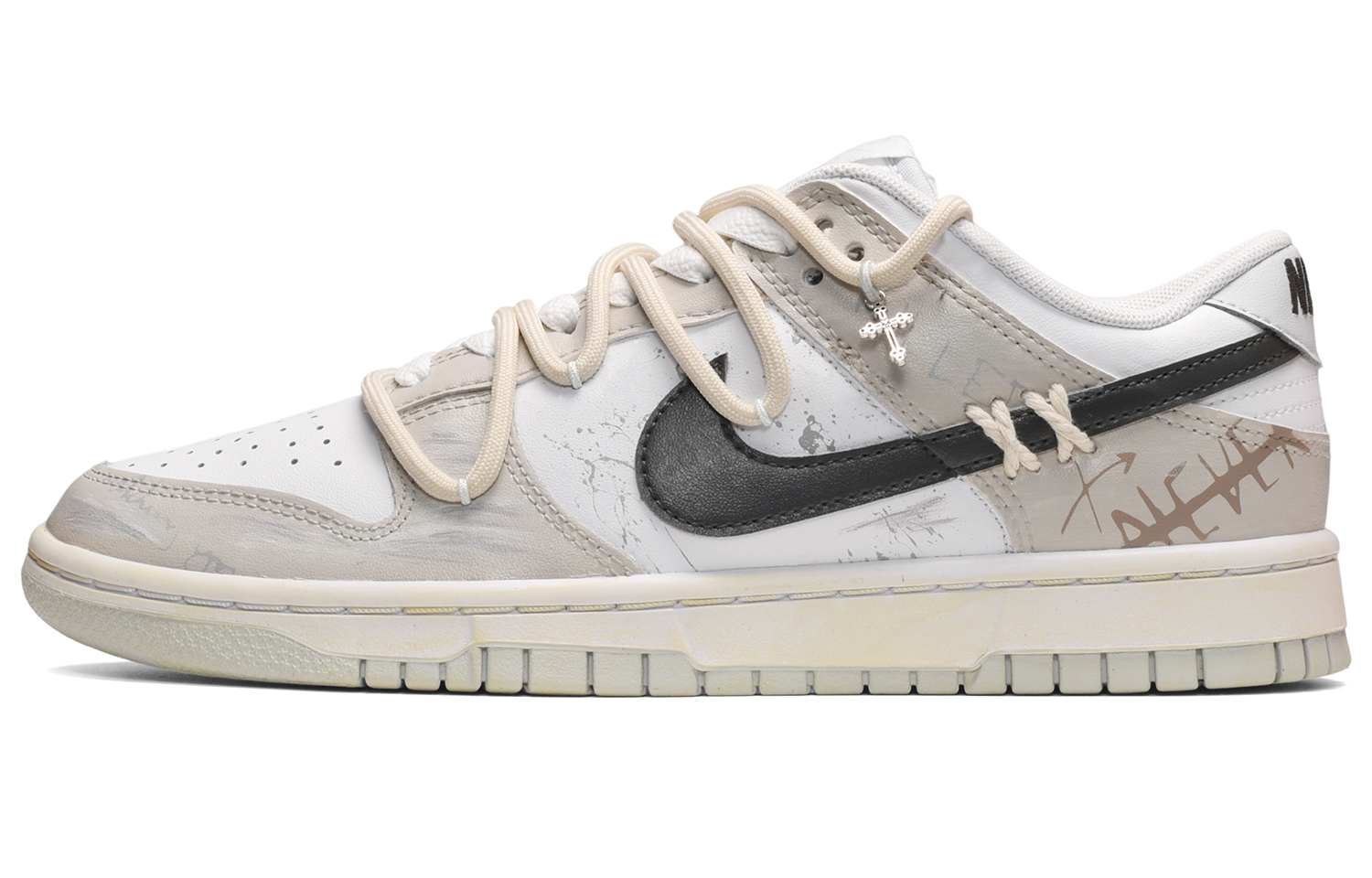 [Custom Shoes] Nike Dunk Low 'Retro Graffiti Stitch X'