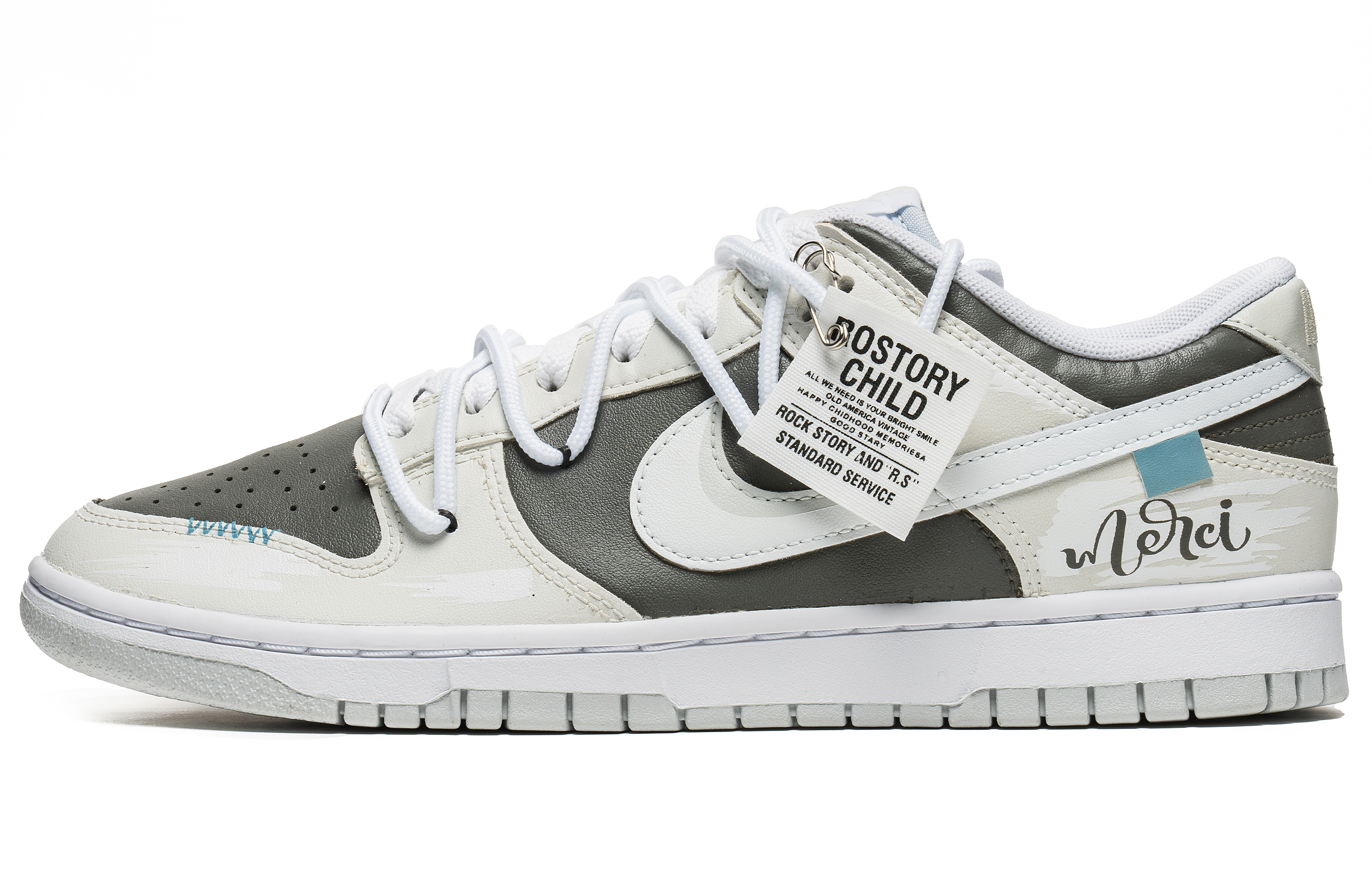 Order [Kasut Custom] Nike Dunk Low 'Retro Grey Notes' DV0831-101-444067