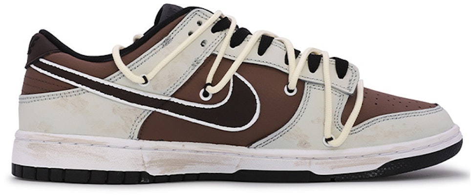 ナイキ ダンク ロー "モカフレイム" (カスタム) DH9765-002(TeamM-女款火焰) Order ナイキ ダンク ロー "モカフレイム" (カスタム) DH9765-002(TeamM-女款火焰)