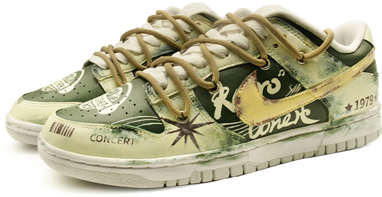 나이키 덩크 로우 '레트로 뮤직 해체 더블 레이스' (57 characters) DV0831-101-460267 Lookbook 나이키 덩크 로우 '레트로 뮤직 해체 더블 레이스' (57 characters) DV0831-101-460267