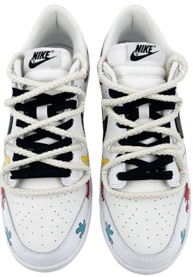 【定制球鞋】Nike Dunk Low 是在玩鞋 復古色塊 拼圖 解構 低幫板鞋 男款 白黑 Shop 【定制球鞋】Nike Dunk Low 是在玩鞋 復古色塊 拼圖 解構 低幫板鞋 男款 白黑